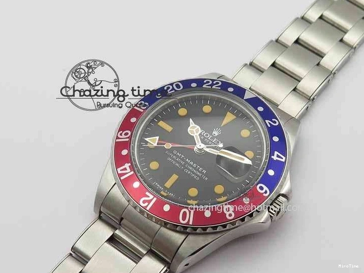 MiroTime 0519 BestValue GMT-Master Vintage 1675 SS BP Best Edition Blue Red Bezel A 3752